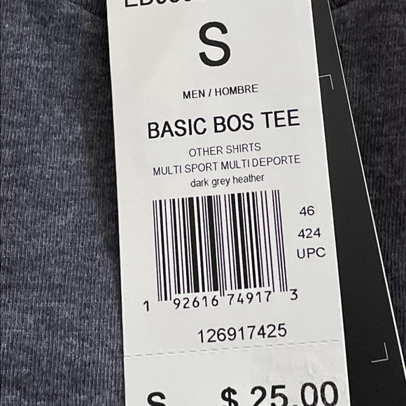 NWT Adidas red Badge of Sport Tee Mens Small - Picture 6 of 7